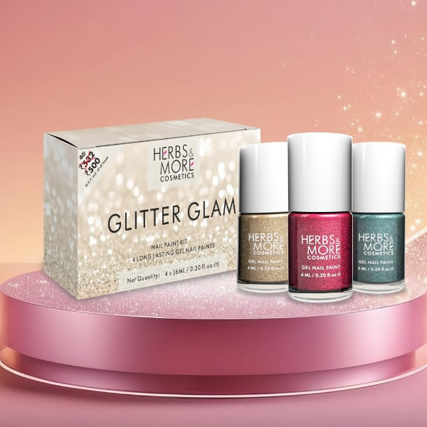 Gel Nail Paintglitter Glam Kit
