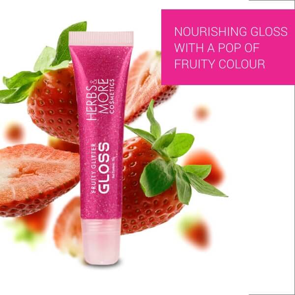 Fruity Glitter Gloss Strawberry