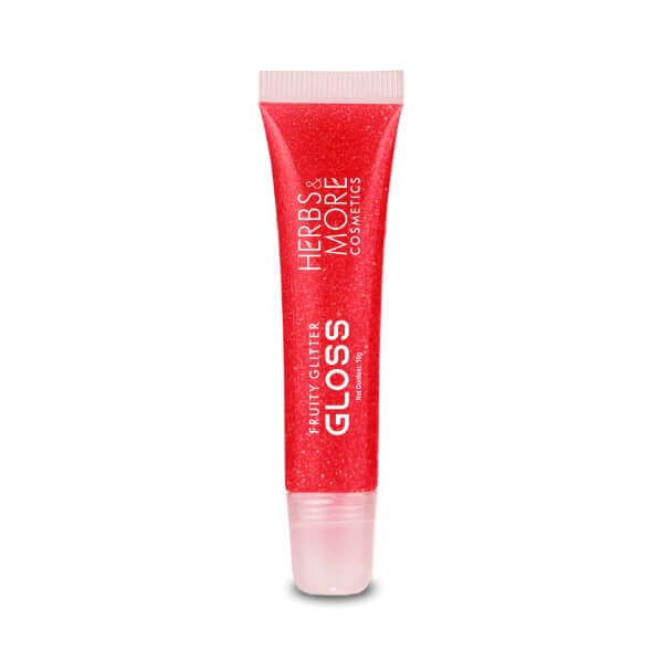 Fruity Glitter Gloss Raspberry
