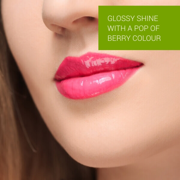 Fruity Glitter Gloss Raspberry