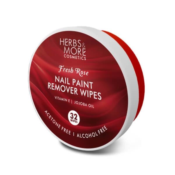 Nail Paint Remover Wipes  Fresh Rose