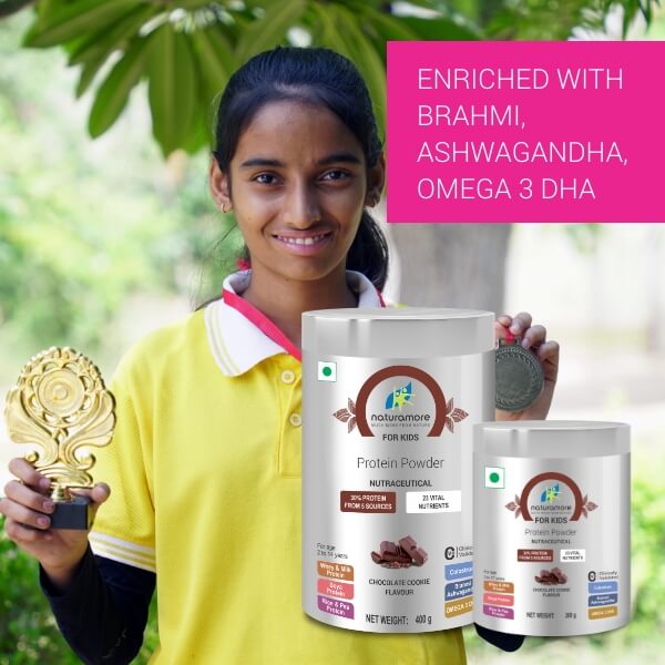 Naturamore  For Kids Chocolate Cookie Flavour 400Gm